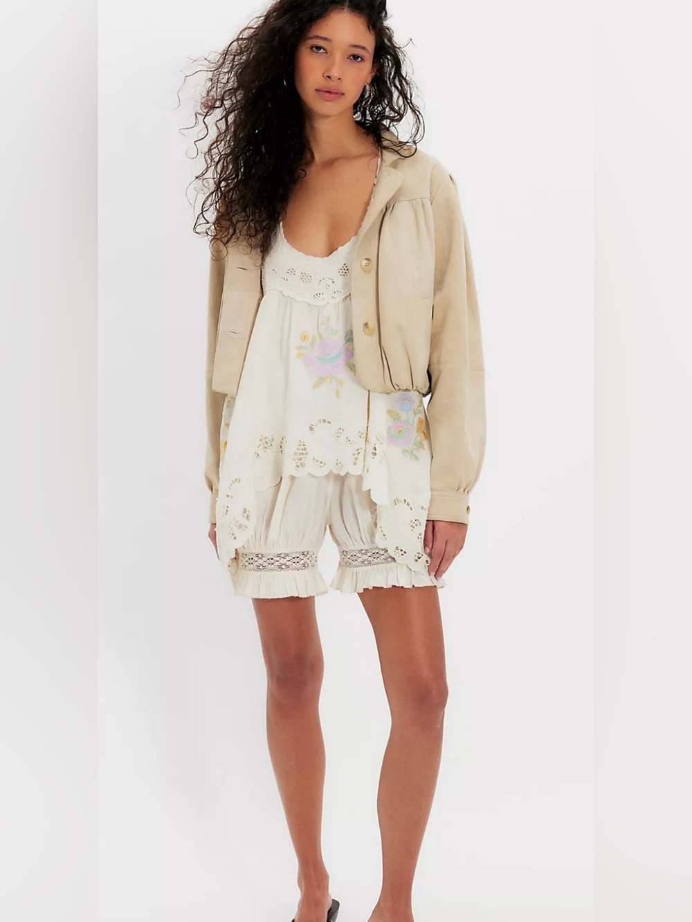 Free People Eye Catcher Bloomsie Romper NEW
